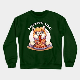 SPAGHETTI TIME! Crewneck Sweatshirt